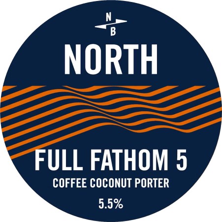 North Brewing Co Full Fathom '5' 5.5% 9g (CASK)